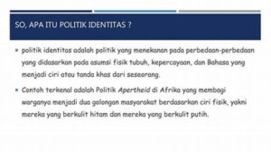 Apa Itu Politik Identitas